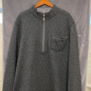 Gray Tommy Bahama sweatshirt. Reversible.